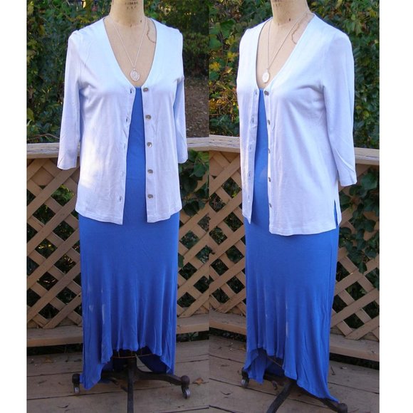 NWT size S/M Oscalito You Too blue cardigan top - Picture 10 of 11